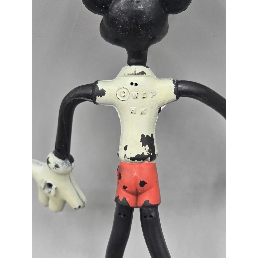 5" 1970's Rare Walt Disney Mickey Mouse Bendy Poseable Collectible Figure VTG - Picture 5 of 8